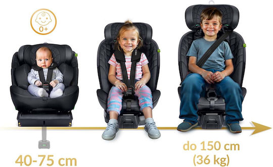 Nukido Aero Kinderautositz i-Size mit ISOfix Schwarz