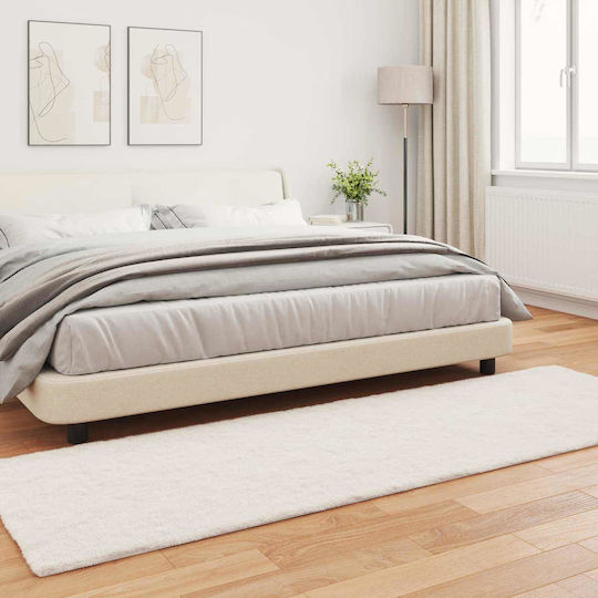 vidaXL Teppich Rechteckig Synthetisch,Polyester/Cotton/Leather Beige