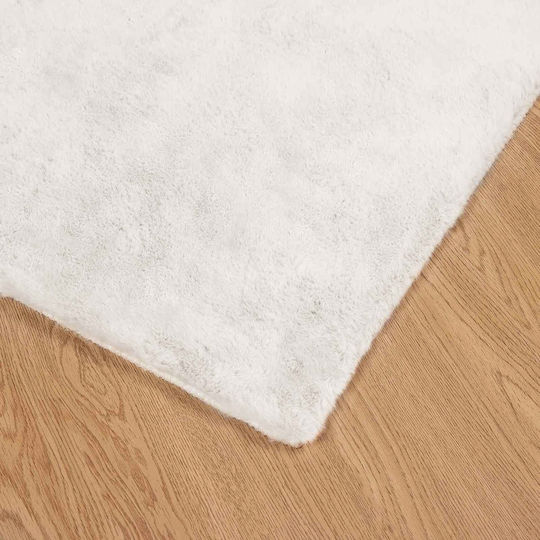 vidaXL Teppich Rechteckig Synthetisch,Polyester/Cotton/Leather Beige