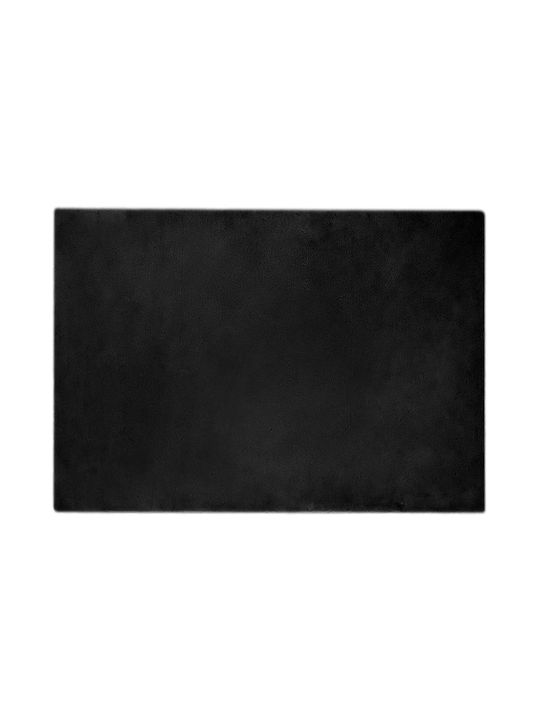 vidaXL Synthetisch,Polyester/Cotton/Leather Schwarz