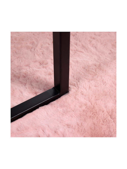 vidaXL Rug Rectangular Pink