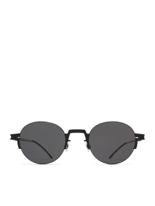 Mykita Ochelari De Soare Negri Cu Ramă Metalică