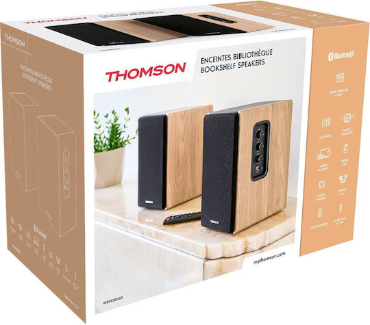 Thomson WS902 Duo Самоусилващи се Тонколони с Bluetooth 150W Комплект
