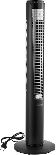 Vevor Ανεμιστήρας Πύργος 60W με Τηλεχειριστήριο Μαύρος
