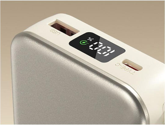 AT0639 Power Bank 20000mAh 22.5W Quick Charge 3.0 Beige