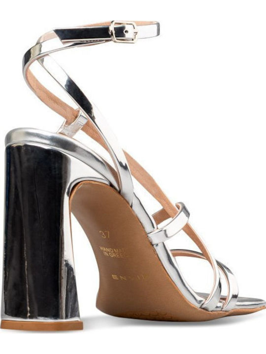 Damen Sandalen Silber