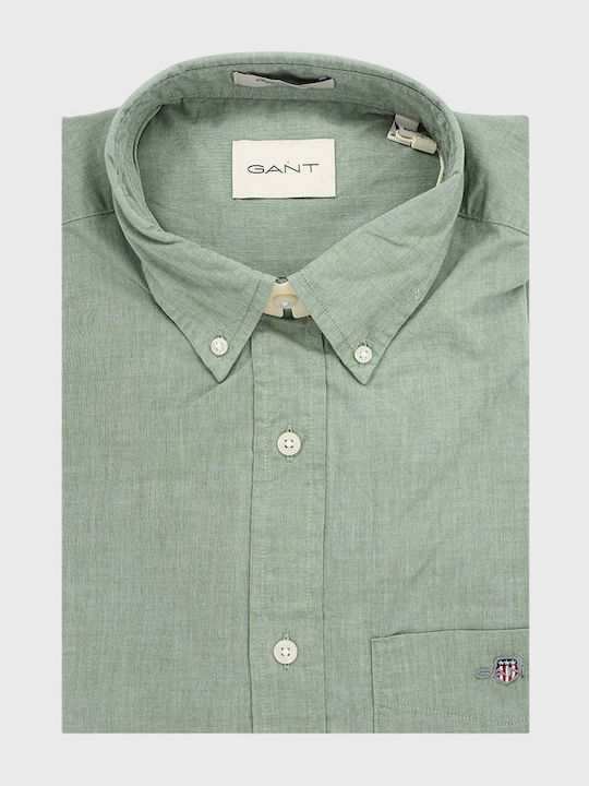 Gant Reg Памучна Риза Каки
