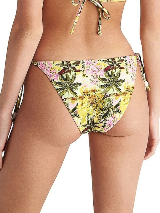 Bikini Slip με Κορδονάκια Πράσινο