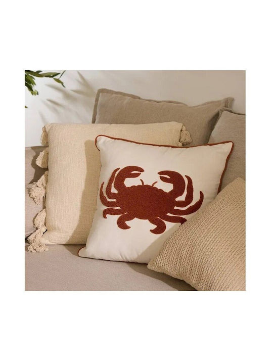 Atmosphera Sofa-Kissen Oceania Weiß 45x45cm
