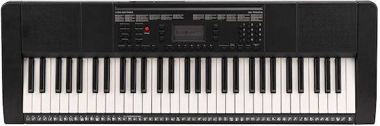 Max Αρμόνιο Rhapsody61 με 61 Δυναμικά Πλήκτρα με Ακουστικά, Σκαμπό και Αναλόγιο Μαύρο