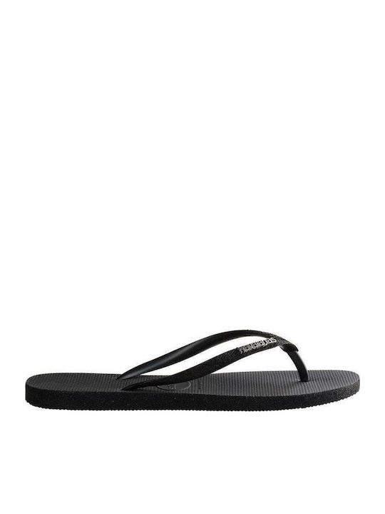 Havaianas Slim Sparkle II Flip Flops Μαύρα