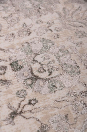 Viokarpet Gossip 9366b Alb-verde 200x290