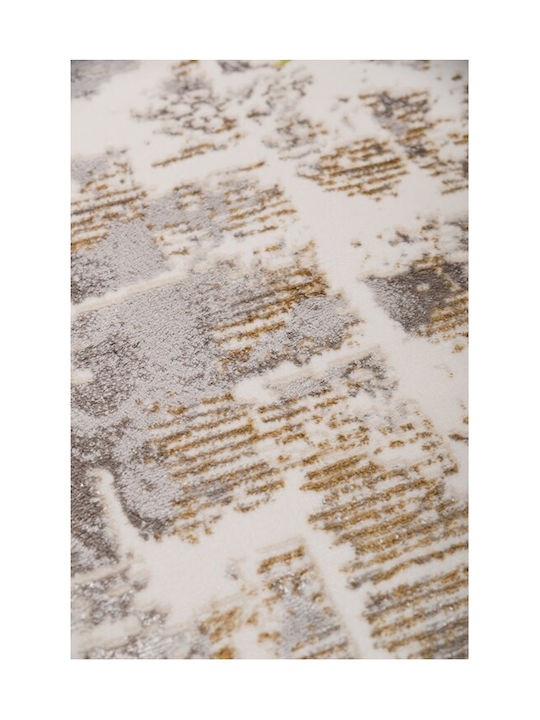 Biokarpet Gossip 9856a White-gold-67x220