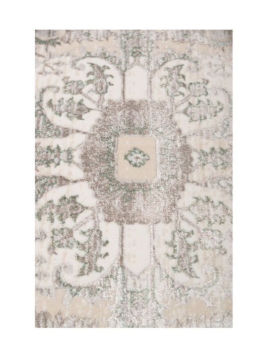 Biokarpet Gossip 9860b White-green-67x140
