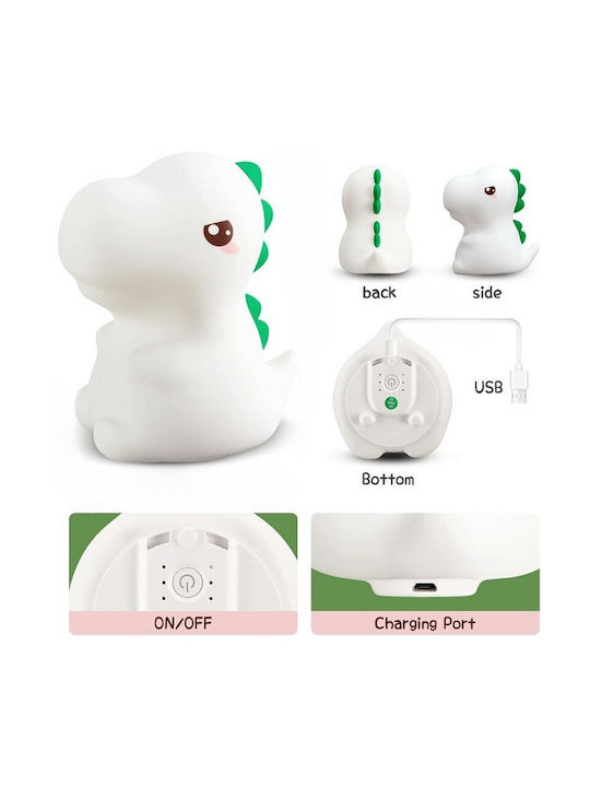 Shanrya Led Kids Decorative Touch Lamp 13.8x12.4x9.5cm
