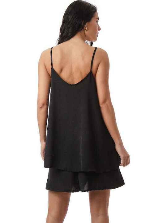 Damen-Shorts - Bermudas Set Schwarz