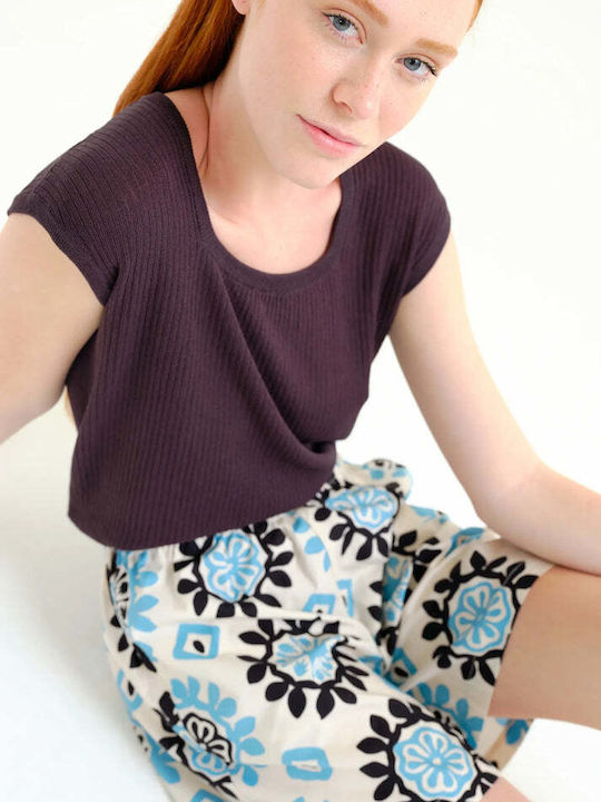 Women's High Waist Shorts Multicolour