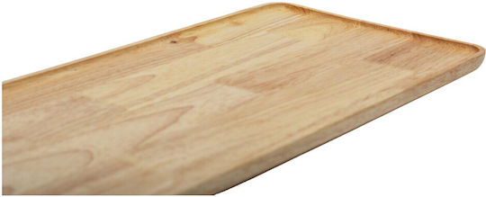 Ξύλινα Ορθογώνια Πιάτα Rubberwood Με Τοίχωμα 30x13 Εκ Ξύλινα Ορθογώνια Πιάτα Rubberwood Με Τοίχωμα 30x13 Εκ