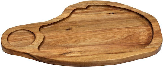 Hölzernes Servierplatte 45x28cm pl613