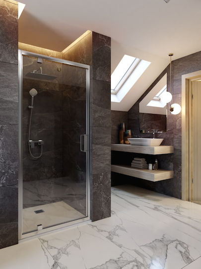 Ideal Standard Ultra Flat S Square Shower Artificial Stone 90x90cm Grey