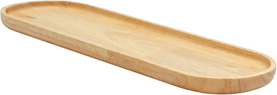 Ξύλινα Ορθογώνια Πιάτα Rubberwood Με Τοίχωμα 40x13 Εκ Ξύλινα Ορθογώνια Πιάτα Rubberwood Με Τοίχωμα 40x13 Εκ