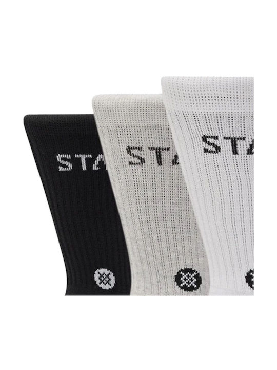 Stance Stance Socken Schwarz-Grau-Weiß 3er Pack