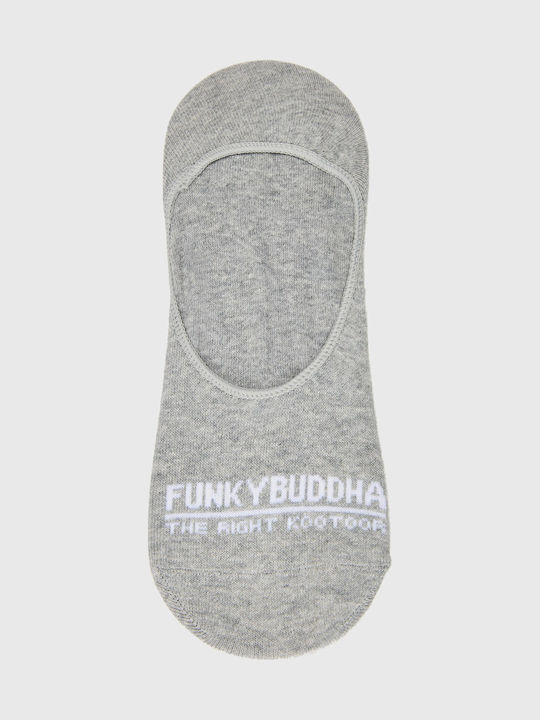 Funky Buddha Ανδρικές Κάλτσες Γκρι 3Pack
