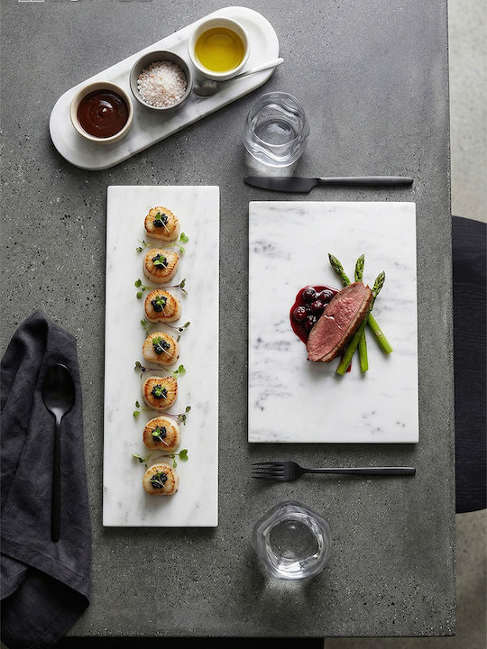 Espiel Serving Platter Made of Marble 30x7x1cm 3 Pieces