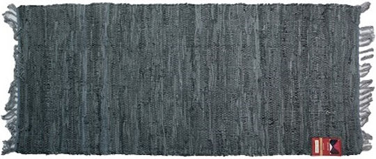 Chios Hellas Χαλί Δερμάτινο 80x160cm Γκρι