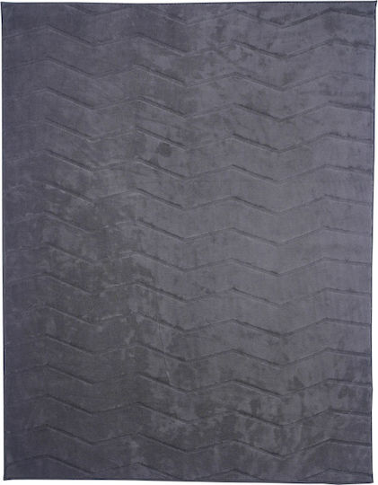Homeone Cozy 200x250см Неплъзгащ Се Furry Антрацит