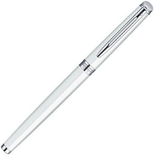 Waterman Hemisphere Stilou Fine Alb cu Cerneală Albă