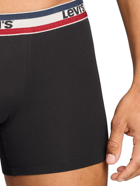 Herren Boxershorts Schwarz 2er Pack