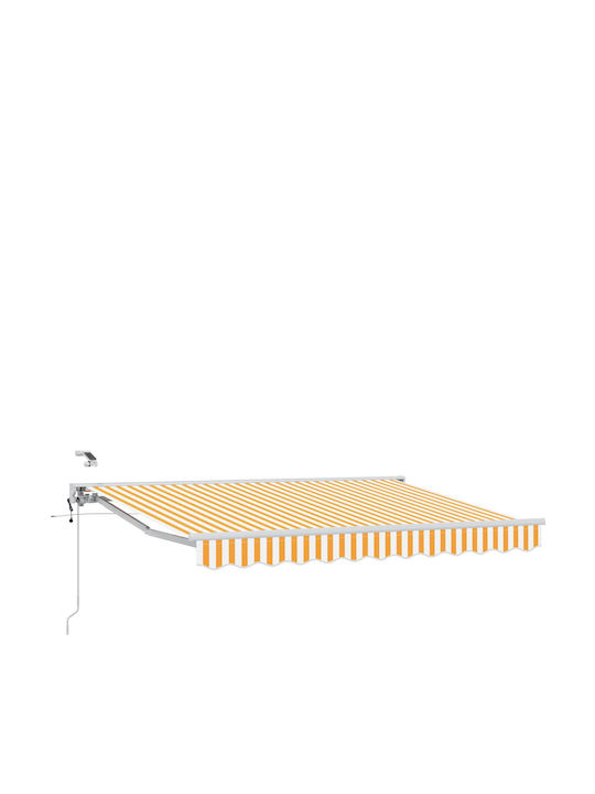 vidaXL Τέντα Βεράντας Κίτρινη 2.5x2m