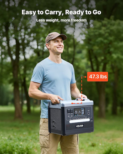 Vevor KZSCNDYZJ2046MZUY001V2 Power Station 2160Wh