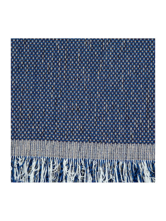 Borea 4 Season Three-Seater Sofa Throw Chenille 180x280cm Blue