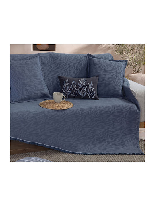 Nef-Nef Homeware Zebra Ριχτάρι Πολυθρόνας Ζακάρ 170x180εκ. Zebra