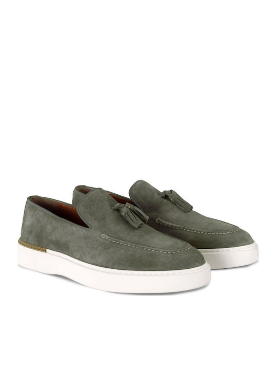 Boss Shoes Ανδρικά Μοκασίνια Πράσινα