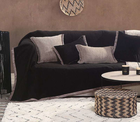 Nef-Nef Homeware New Tanger Πολυθρόνας Π180xΜ180cm N.l.grey/ecru