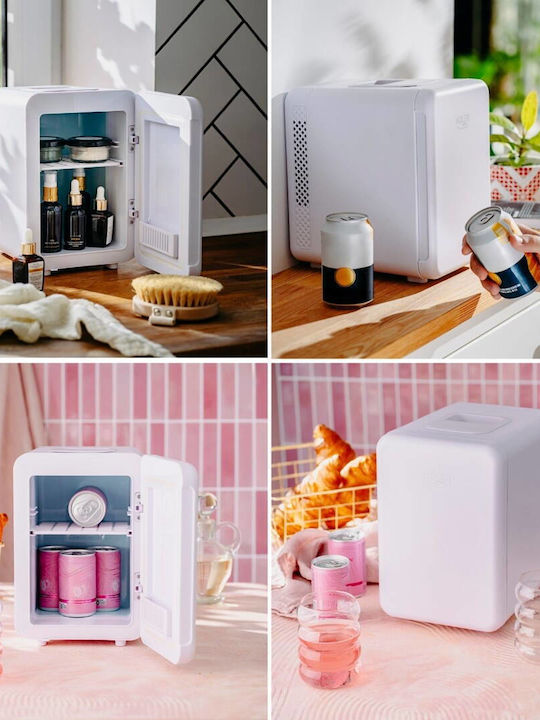 Adler Cosmetic Refrigerator 4lt with Shelf & Heating Function White 42W