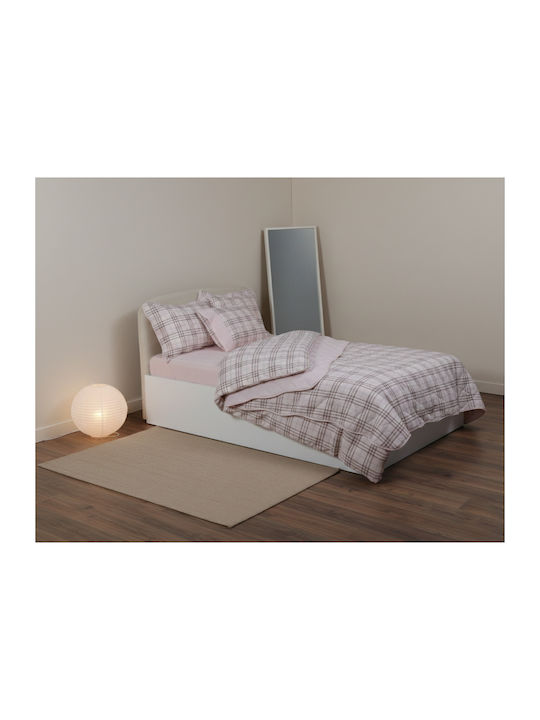 Silk Fashion Bed Sheet Set With 2 Pillowcases Super Double 230x260cm 3 Pieces