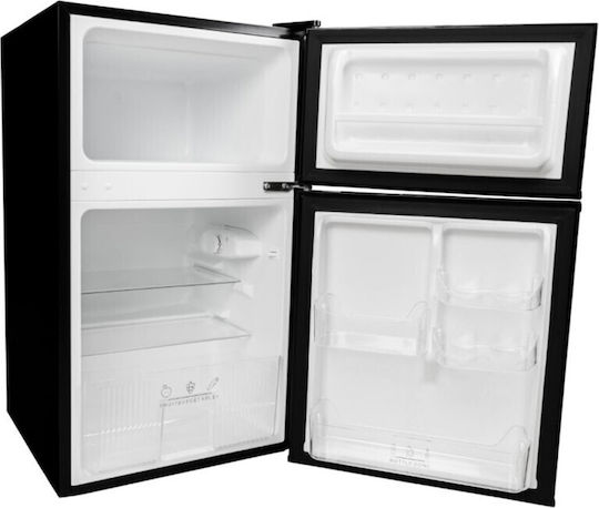 Morris Kühlschrank mit Doppeltür 87Es H83.7xB47xT49.2cm. Silver T72089ETD
