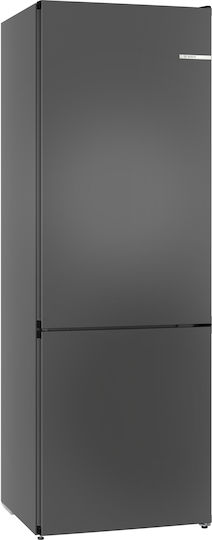 Bosch Ψυγειοκαταψύκτης 440lt Total NoFrost Υ203xΠ70xΒ66.7εκ. Γκρι KGN49OCAF