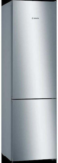 Bosch Ψυγειοκαταψύκτης 368lt Total NoFrost Υ203xΠ60xΒ66εκ. Metal Look KGN39VLEB
