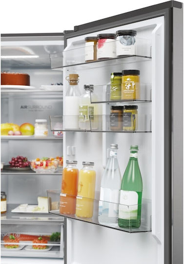 Haier Kühl-Gefrierkombination 412Es Total NoFrost H185xB59.5xT66.7cm. Inox HDPW3618DNPD