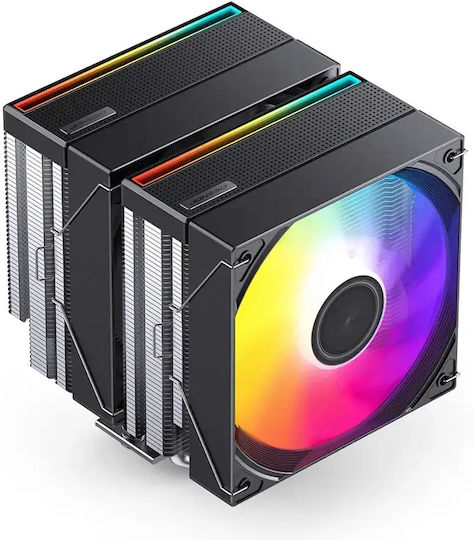 Jonsbo CB80 CPU Cooler Dual Fan for Socket AM4/AM5/1200/115x/1700 with ARGB Lighting