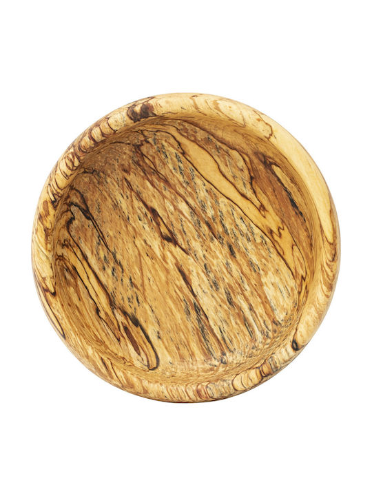 Wooden Serving Bowl Brown 28x8cm bl679