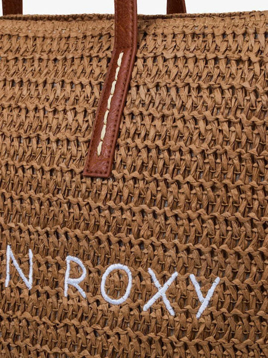Roxy Fabric Brown Beach Bag