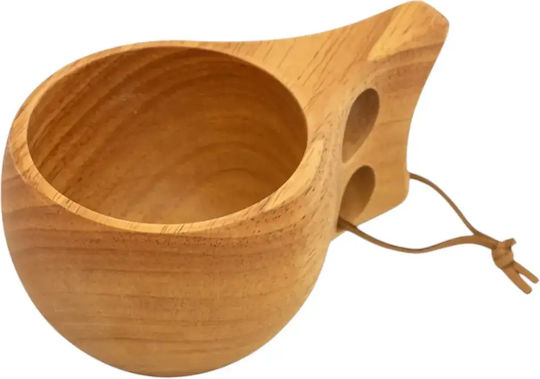 Ξύλινη Κούπα Από Ξύλο Rubberwood 15x6 Εκ,