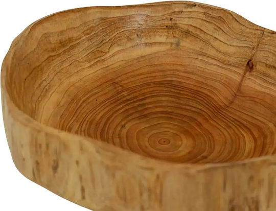 Servierschale Rund Hölzernes Braune bl699.071