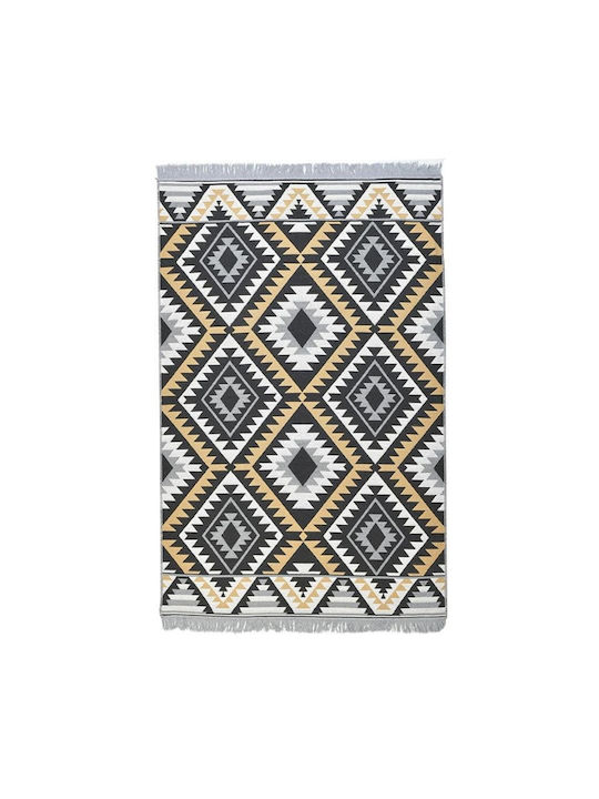Click Rug Rectangular Summer with Fringes Multicolour